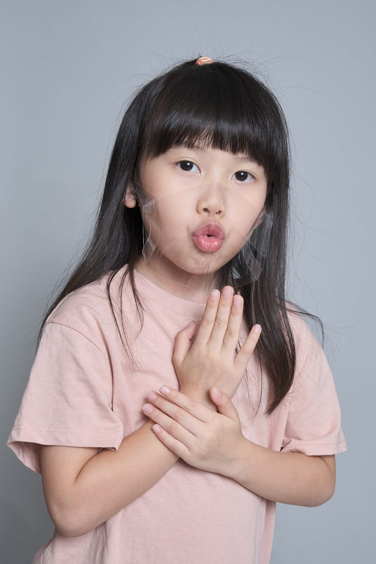 InvisiArma Transparent Mask 3D Anti-Fog Antibacterial Technology 5pcs